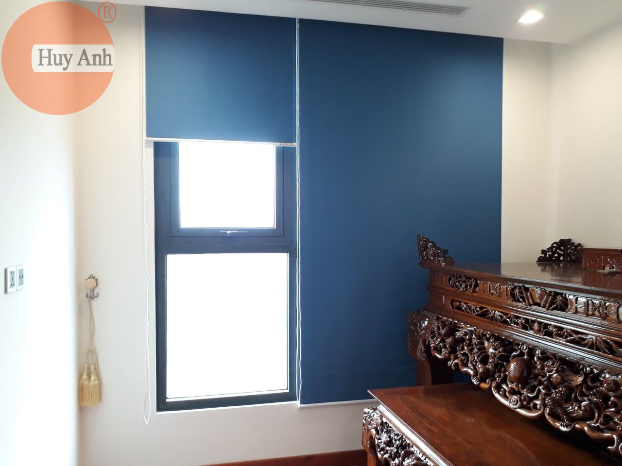 mẫu rèm cuốn cửa sổ chung cư vinhomes green bay
